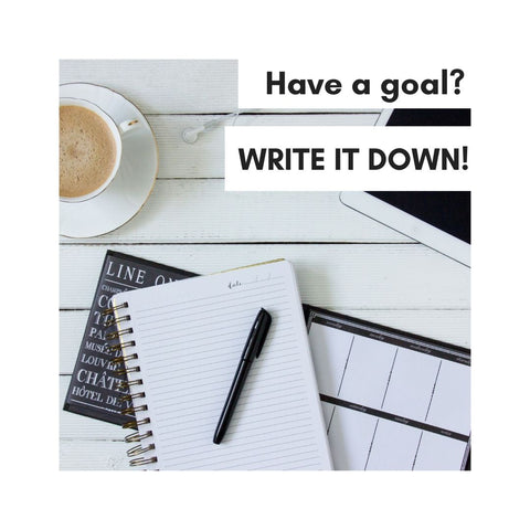 Have a goal? Write it down!